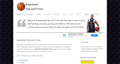 Desktop Screenshot of basketballtipsandtricks.com