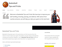 Tablet Screenshot of basketballtipsandtricks.com
